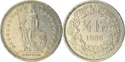 World Coins - Coin, Switzerland, 1/2 Franc, 1986, Bern, , Copper-nickel, KM:23a.3