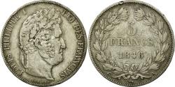 World Coins - Coin, France, Louis-Philippe, 5 Francs, 1846, Paris, , Silver