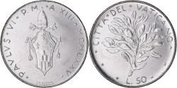 World Coins - Coin, VATICAN CITY, Paul VI, 50 Lire, 1975, Roma, , Stainless Steel