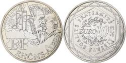 World Coins - France, 10 Euro, Rhône-Alpes, 2012, Silver, , KM:1886