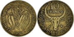 World Coins - Coin, Madagascar, 10 Francs, 2 Ariary, 1989