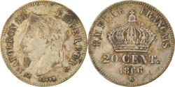 World Coins - Coin, France, Napoleon III, Napoléon III, 20 Centimes, 1866, Bordeaux