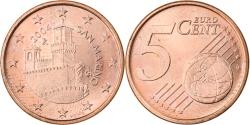 World Coins - San Marino, 5 Euro Cent, 2004, Rome, Copper Plated Steel, , KM:442