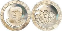 World Coins - Coin, Spain, Juan Carlos I, 2000 Pesetas, 1992, Madrid, , Silver