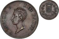 World Coins - Coin, France, Henri V, Module 5 francs, 1831, Lyon, , Bronze