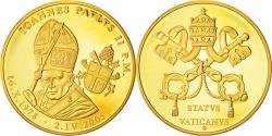 World Coins - Vatican, Medal, Le Pape Jean-Paul II, , Copper Gilt