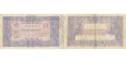 World Coins - France, 1000 Francs, Bleu et Rose, 1912, 1912-07-29, EF(40-45), Fayette:36.26