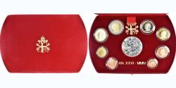 World Coins - Vatican, 1 Cent to 2 Euro, euro set, 2004 - Anno XXVI, Rome, Jean Paul II