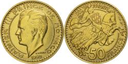 World Coins - Coin, Monaco, Rainier III, 50 Francs, Cinquante, 1950,