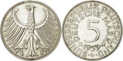World Coins - GERMANY - FEDERAL REPUBLIC, 5 Mark, 1959, Karlsruhe, , Silver, KM:112.1