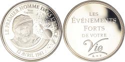 World Coins - France, Medal, Le Premier Homme dans l'Espace, Sciences & Technologies