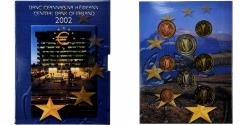World Coins - Ireland, 1 Cent to 2 Euro, euro set, 2002, Central Bank of Ireland,