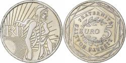 World Coins - France, 5 Euro, Semeuse, 2008, Monnaie de Paris, Silver, , Gadoury:EU287