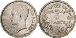World Coins - Coin, Belgium, Albert I, 5 Francs, 5 Frank, 1930, , Nickel, KM:97.1