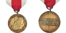 World Coins - Poland, Mérite pour la Défense Nationale, Classe Bronze, Medal, Uncirculated