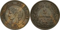 World Coins - Coin, France, Cérès, 5 Centimes, 1872, Bordeaux, , Bronze, KM:821.2