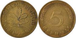 World Coins - Coin, GERMANY - FEDERAL REPUBLIC, 5 Pfennig, 1979