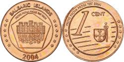 World Coins - Spain, Balearic Islands, Euro Cent, Fantasy euro patterns, Essai-Trial, Proof