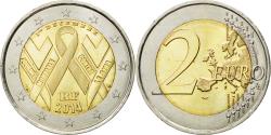 World Coins - France, 2 Euro, Sida, 2014, , Bi-Metallic