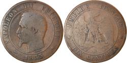 World Coins - Coin, France, Napoleon III, Napoléon III, 10 Centimes, 1853, Strasbourg