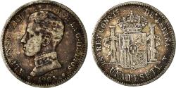 World Coins - Coin, Spain, Alfonso XIII, Peseta, 1903, Madrid, , Silver, KM:721