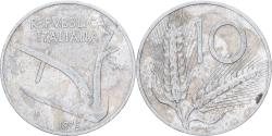 World Coins - Italy, 10 Lire, 1973, Rome, Aluminum, , KM:93
