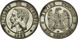 World Coins - Coin, France, Napoleon III, Napoléon III, 10 Centimes, 1853, Strasbourg
