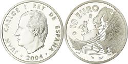 World Coins - Spain, 10 Euro, 2004, Proof, , Silver, KM:1099