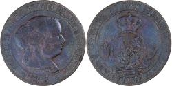 World Coins - Coin, Spain, 5 Centimos, 1868
