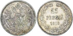 World Coins - Coin, Finland, Nicholas II, 25 Penniä, 1916, Helsinki, , Silver