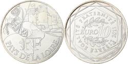 World Coins - France, 10 Euro, Pays De La Loire, 2011, Paris, Silver, , KM:1746