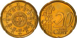 World Coins - Portugal, 20 Euro Cent, 2005, Lisbon, , Brass, KM:744