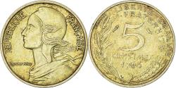 World Coins - Coin, France, 5 Centimes, 1966