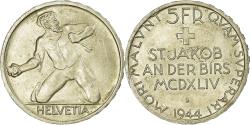 World Coins - Coin, Switzerland, 5 Francs, 1944, Bern, , Silver, KM:45