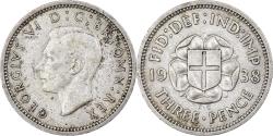 World Coins - Coin, Great Britain, George VI, 3 Pence, 1938, , Silver, KM:848
