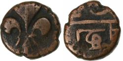 World Coins - French India, Louis XV, Doudou, n.d. (1715-1774), Pondicherry, Bronze,