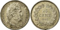 World Coins - Coin, France, Louis-Philippe, 25 Centimes, 1845, Lille, , Silver