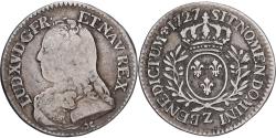 World Coins - France, Louis XV, 24 Sols.1/5 Écu aux branches d'olivier, 1727