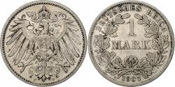 World Coins - GERMANY - EMPIRE, Wilhelm II, Mark, 1907, Stuttgart, Silver, , KM:14
