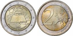 World Coins - Greece, 2 Euro, Traité de Rome 50 ans, 2007, Athens, , Bi-Metallic