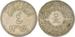 World Coins - Coin, Saudi Arabia, 4 Ghirsh