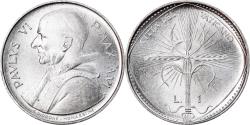 World Coins - Coin, VATICAN CITY, Paul VI, Lira, 1968, Roma, , Aluminum, KM:100