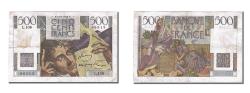 World Coins - Banknote, France, 500 Francs, 500 F 1945-1953 ''Chateaubriand'', 1948