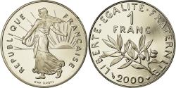 World Coins - Coin, France, Semeuse, Franc, 2000, Paris, BE, , Nickel, KM:925.2