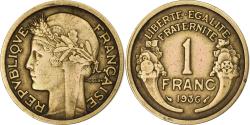 World Coins - France, Franc, Morlon, 1936, Aluminum-Bronze, , Gadoury:470, KM:885