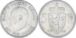 World Coins - Norway, 5 Kroner, 1964