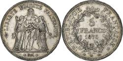 World Coins - France, 5 Francs, Hercule, 1876, Paris, Silver, , Gadoury:745a