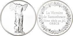 World Coins - France, Medal, La Victoire de Samothrace, Grèce, 1980, Silver, Proof,