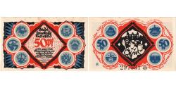 World Coins - Germany, Bielefeld, 50 Pfennig, 1921-05-15, AU(50-53)