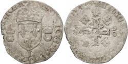 World Coins - France, Henri II, Douzain aux croissants, Uncertain date, Limoges, Billon